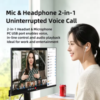 90 °   Adaptor Headphone Audio HiFi USB ke 3.5mm, Konverter USB A Male ke Jack 3.5mm Female 24bit/96KHz untuk Komputer Tablet