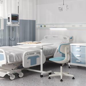 Sedia da ufficio medico laboratorio ESD sedia dentale in plastica sgabello medico regolabile in pelle ESD laboratorio Spa sedia a rotelle - Product Image 3