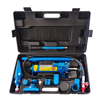 Kit Porta Power de 10 toneladas, herramienta hidráulica portátil de tipo split para reparación de carrocerías y chasis de vehículos, gato hidráulico de elevación, gato split