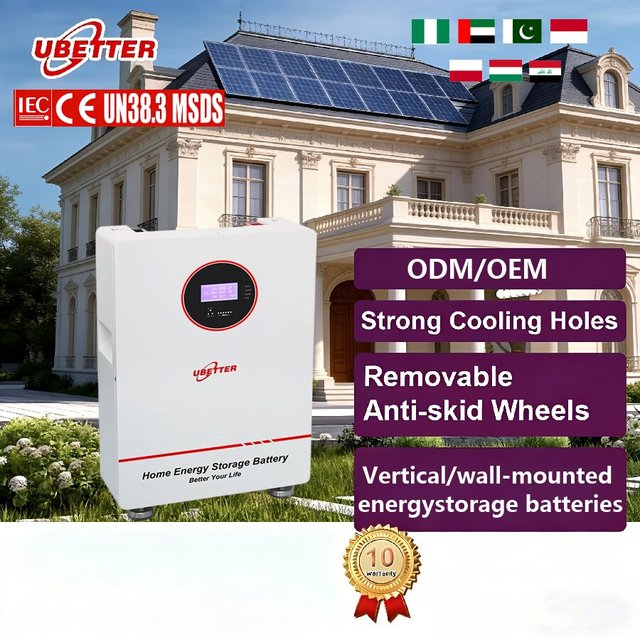 25.6v 24v LiFePO4100AH 200AH Lithium Battery 5kwh 10kWh Wall-Mounted SolarEnergy Storage Wifi Bluetooth BMS for Home Residential