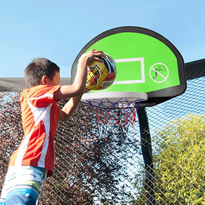 <span class=keywords><strong>Trampoline</strong></span> familial Zoshine avec enclos de sécurité complet, coussin de ressort renforcé, cadre robuste antirouille, lit de saut extérieur - Product Image 6