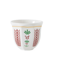 Tasse à expresso en céramique 100 ml, la plus vendue, portable, mini-format, moderne, minimaliste, couleur unie, pour les festivals du Moyen-Orient, multi-usages