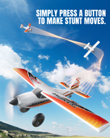 [4CH] [Sans balais] [Envergure 500 mm] [Mousse EPP] Avion planeur électrique RC 2,4 GHz avec portée de 300 m Prêt à voler pour enfants et adultes
