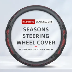 Factory Direct Sales Unique Products Car Steering Wheel Covers Car Carbon Fiber Leather Steering Wheel Covers