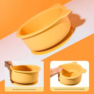 Plato de Silicona Ecológico Libre de BPA para Bebés, Platos Bonitos para la Cena de los Niños Pequeños con Succión, Vajilla Segura para Uso Doméstico - Product Image 4