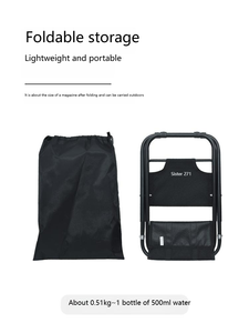 เก้าอี้พับกลางแจ้งอลูมิเนียมอัลลอยคุณภาพสูง สีตามสั่ง น้ำหนักเบาพิเศษ พกพาสะดวก ผ้า Oxford สำหรับเดินป่าและสวน - Product Image 5