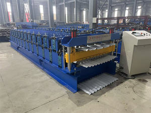 Китай, 960 <span class=keywords><strong>990</strong></span>, трапециевидная и гофрированная крыша, цинковая крыша, двухслойная железная листовая машина для производства рулона в FR - Product Image 2