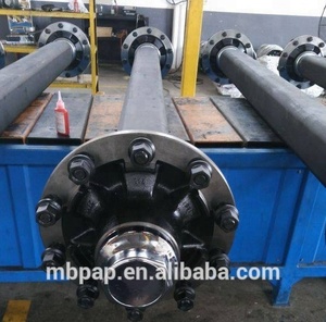 12 t 2600mm Longitud de la Caravana del eje sin freno de Arabia Saudita <span class=keywords><strong>Casa</strong></span> del eje del remolque de uso - Product Image 3