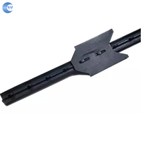 Poste de valla galvanizado verde marrón poste de valla de metal de precio competitivo de 6,5 pies/7 pies/8 pies/10 pies