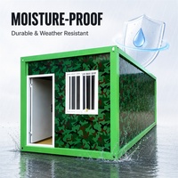 Hôtels miniatures portables en acier durable, personnalisables en couleur, maisons conteneurs en kit, maison de luxe de 20 pieds