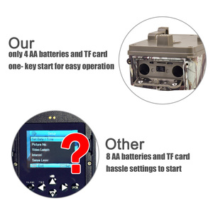 Mới Nhất!! Máy Ảnh Kỹ Thuật Số <span class=keywords><strong>8MP</strong></span> Không Thấm Nước, Máy Ảnh Săn Bắn Trinh Sát Động Vật Hoang Dã Với Đèn LED Hồng Ngoại 940nm Không Phát Sáng - Product Image 3