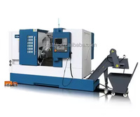 Torreta eléctrica de control numérico Torno CNC Trabajo de metal Cama inclinada Torno CNC Máquina