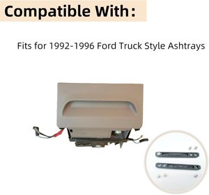 Juego de 2 deslizadores para cenicero KDFUHRUI (PVC/PP) de 3.54x0.39x0.2 pulgadas, compatibles con Bronco F150 F250 F350 de 1992-1996 - Product Image 5