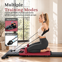 Machine de Pilates Reformer légère en ABS, équipement d'entraînement de Pilates à domicile pour débutants