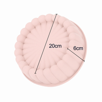 Molde para Hornear de Silicona de Grado Alimenticio, Antiadherente, Fácil de Desmoldar, Ecológico, Apto para Horno, Multiusos, Herramienta para Hacer Pasteles para Uso Doméstico