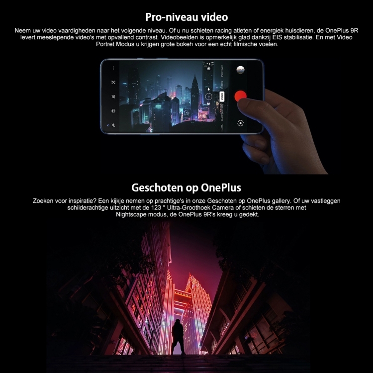 OnePlus 9R 5G 128GB 256GB Smartphone One Phones Original Celular Global Version Mobile Phone