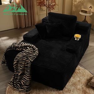 Canapé-lit carré <span class=keywords><strong>en</strong></span> tissu de style nordique, vente chaude, canapé cube à siège unique compressé sous vide - Product Image 6