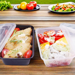 Bán buôn 650ml /1000ml dùng một lần lò vi sóng PP nhựa thực phẩm container cho ăn trưa và mì đóng hộp sản phẩm cho cá nhân sử dụng - Product Image 6