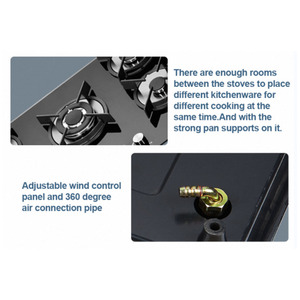 Bếp gas âm 5 lò đốt, mặt kính cường lực, bếp nấu gas, bếp gas nhà bếp - Product Image 6