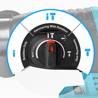 Marteau électrique 26 mm, outils électriques, batterie lithium rechargeable, sans balais, 21 V, perceuse à percussion sans fil pour remplacement Makita