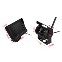 Moniteur de recul analogique pour voiture IPoster, 4,3 pouces, avec kit de caméra de recul sans fil, produit très vendu