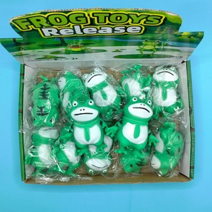 Juguete Antiestrés de Plástico Rojo con Diseño de Rana de Dibujos Animados, con Sonido al Apretar, de Recuperación Lenta, Unisex para Jóvenes - Product Image 3