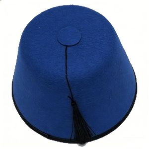 Sombrero Fez rojo de fieltro, sombrero étnico de Oriente Medio para hombres y mujeres, estilo artístico retro, para las cuatro estaciones. - Product Image 6