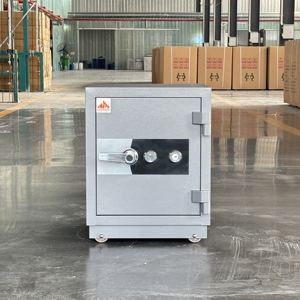 Armoire de sécurité en métal Luoyang avec serrure à clé, coffre-fort ignifuge pour la maison - Product Image 1