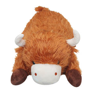 Nuevo juguete de vaca de peluche de alta calidad en serie de posición acostada amarilla para Cojines rellenos de algodón PP - Product Image 2