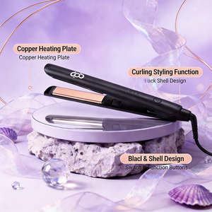 <span class=keywords><strong>Plancha</strong></span> de Cerámica Eléctrica <span class=keywords><strong>Babyliss</strong></span> con Logotipo Personalizado, Placa MCH PTC, Pantalla LED y Función de Iones Negativos, Garantía de 1 Año para el Hogar - Product Image 2