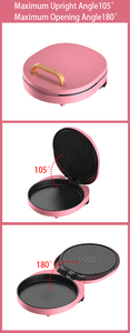Plaque de cuisson électrique flottante 1300W, double commande 180° °   Crêpière Électrique Double Face à Filtre à <span class=keywords><strong>Huile</strong></span> Sain Intégré - Product Image 3