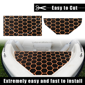 Revestimiento Marino KT GuoMei EVA con Protección UV de Más de 3000 Horas, Autoadhesivo, para Pisos de Barcos, Color Naranja - Product Image 4
