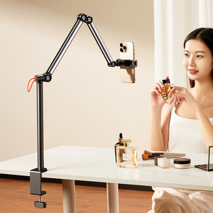 Jopree F6 Pro điện thoại đứng <span class=keywords><strong>6</strong></span>-trục trên cánh tay với linh hoạt công nghiệp i-kẹp cho người sáng tạo nội dung tại bàn - Product Image 3