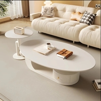 Anpassbarer, Wohnzimmer-Couchtisch im Home-Style, Neuer Stil, Ovaler Couchtisch