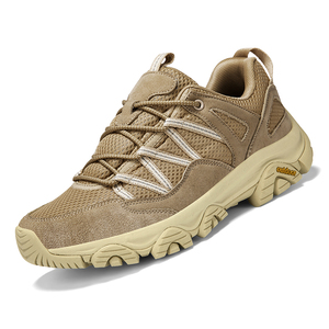 Automne hommes respirant maille chaussures décontractées simple jambe coupe semelle souple EVA semelle intérieure transfrontalière été alpinisme bottes de randonnée - Product Image 3