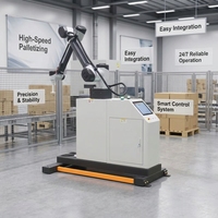 Équipement d'emballage industriel, machine de palettisation automatique pour la manutention et le palettisation de boîtes en carton