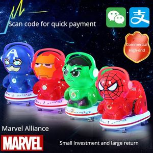 Nouvelle Machine de Jeu Commerciale MP5 pour Enfants, Voiture Électrique Spider-Man à Monnayeur, avec Fonction Balançoire - Product Image 5