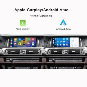 무선 애플 카플레이 BMW 2012-2016 5 시리즈 무선 안드로이드 자동 인터페이스 자동차 플레이어 유튜브