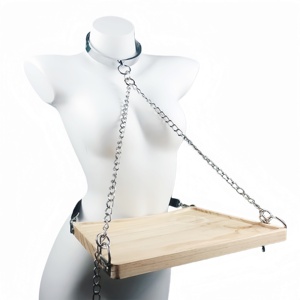 مجموعة تدريب وتعزيز للعبودية الجنسية للذكور والإناث، تتضمن صينية أدوات، منفضة سجائر، سدادة فم على شكل قضيب، مشبك حلمة، ألعاب جنسية - Product Image 6