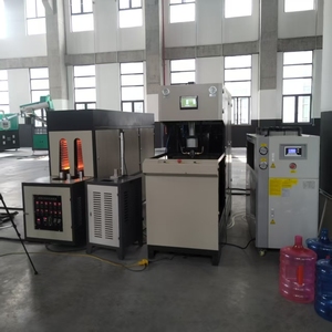 Máy thổi chai nhựa <span class=keywords><strong>PET</strong></span> bán tự động LS-B20 20L 5 <span class=keywords><strong>gallon</strong></span>, động cơ 120BPH - Product Image 2