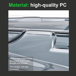 XXUN moto pare-brise pare-brise pare-vent déflecteur d'écran pour Yamaha <span class=keywords><strong>MT09</strong></span> MT 09 MT-09 Tracer GT 2018 <span class=keywords><strong>2019</strong></span> - Product Image 4