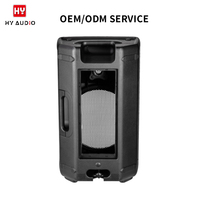 Service OEM/ODM HY AUDIO, boîtes en plastique vides pour enceintes, haute qualité, 12 pouces, 15 pouces, boîte d'enceinte vide