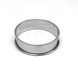 Anillo Redondo para Tartas y Pasteles de Mousse de Acero Inoxidable 304 con Bordes Enrollados, Sin Perforaciones, Suministro de Fábrica al por Mayor Syh324 - Product Image 2