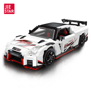 Jiexing 92008 GTR35 NISMO Sports Car Model <b>Building</b> <b>Block</b> <b>Set</b> For Boys Assembly Toy 800+ Pieces - Product Image 5