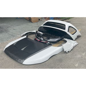 Kit de cuerpo de conversión Facelift Bodykit tubos de cola de parachoques delantero/trasero para Land <span class=keywords><strong>Rover</strong></span> <span class=keywords><strong>Evoque</strong></span> 2010-2019 actualización 2022 <span class=keywords><strong>Sport</strong></span> <span class=keywords><strong>SVR</strong></span>-Kit - Product Image 2