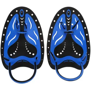 New arrival swim arm webbed training hand webbed with adjustable straps swimming palm paddles for women and men swimming fin