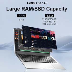 Getmi Lite 140คีย์บอร์ดหน้าจอ SSD HD 128GB DDR3 N4000โน้ตบุ๊ค Intel 14นิ้วเป็นภาษาอังกฤษ - Product Image 2