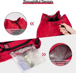 Sac de football pour jeunes - Sacs à dos de football pour le basketball, le volley-ball et le football, avec compartiment séparé pour chaussures à crampons et ballon - Product Image 2