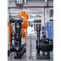 Pompe centrifuge verticale en fonte Shanghai Nanquan pour conduite, hauteur de refoulement 130m, débit 1200m³/h, 2-3HP, haute pression, économe en énergie, entièrement