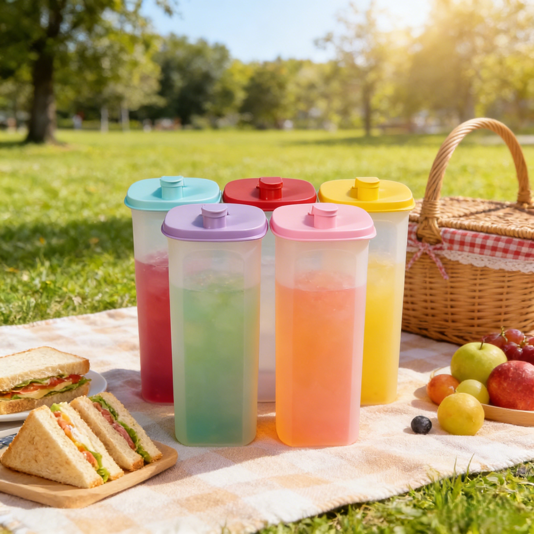 Airtight PP Kitchen Storage Containers Set Injection Molded Clear Jars Lids for Flour Sugar Space-Saving Pantry Organization